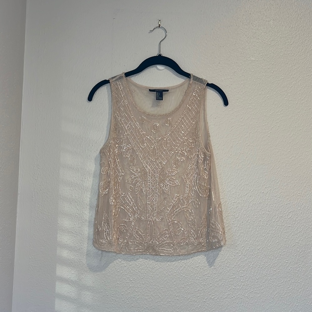 Beige tank top